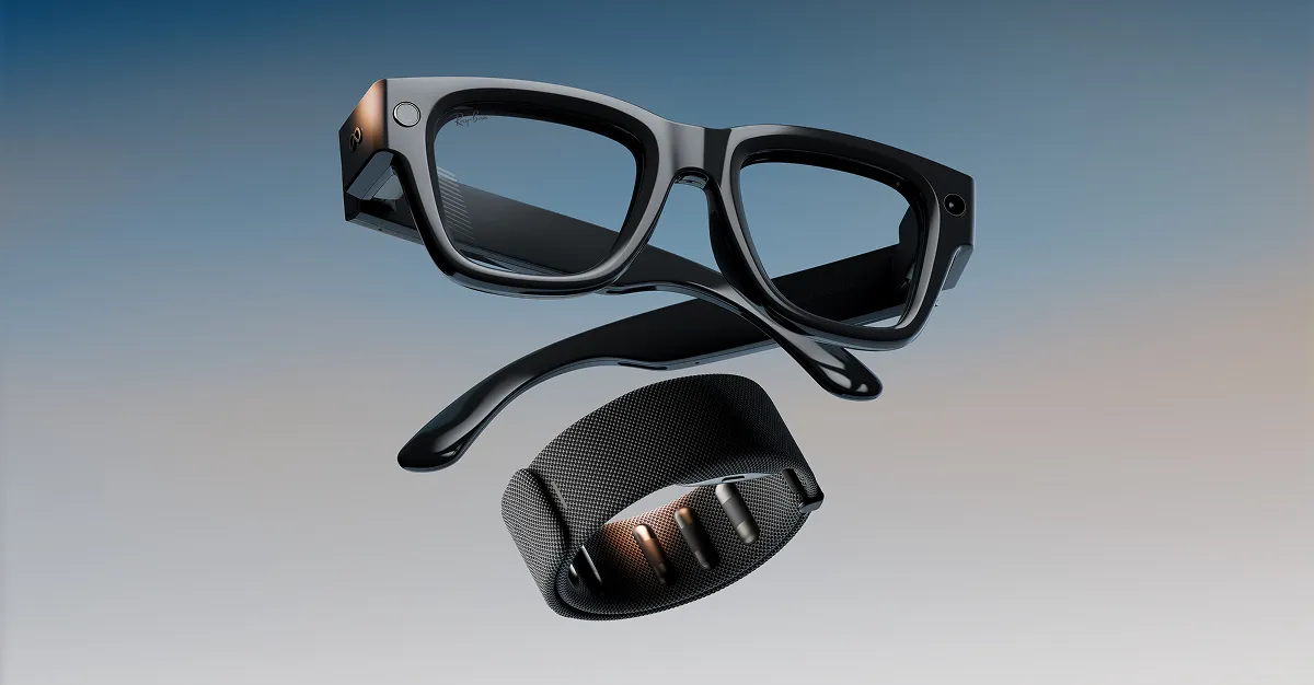 Meta Ray-Ban smart glasses with wristband controller